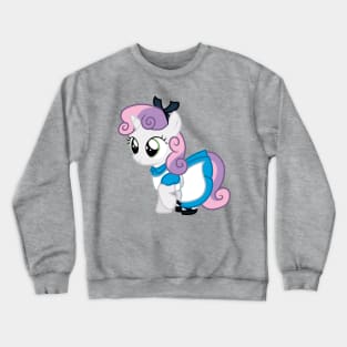 Sweetie Belle as Alice Crewneck Sweatshirt